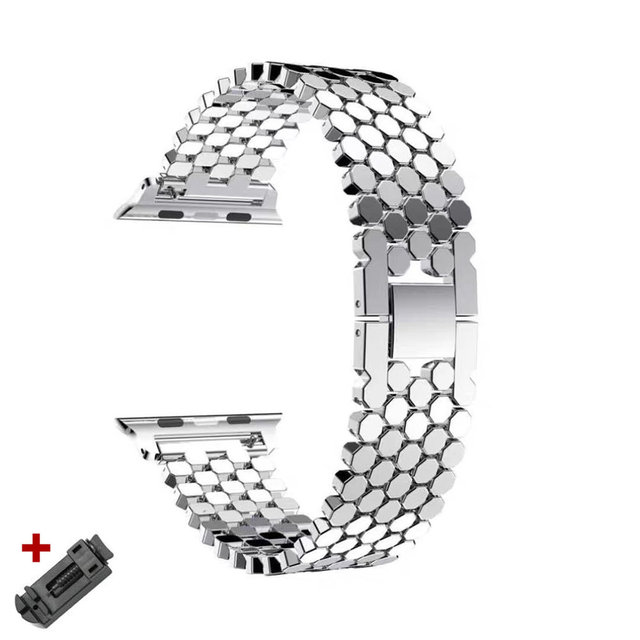 "Circle" Apple Watch Armband aus Metall