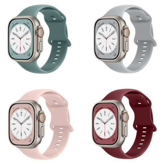 "Team" Apple Watch Armbänder aus Silikon