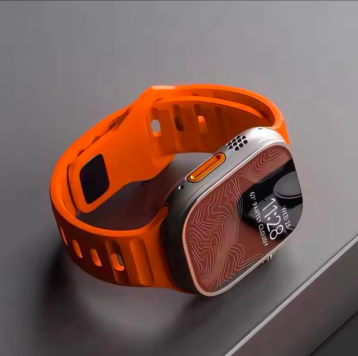 "Fit" Apple Watch Armband aus Silikon