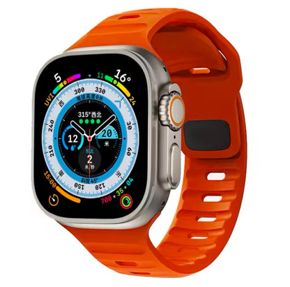 "Fit" Apple Watch Armband aus Silikon