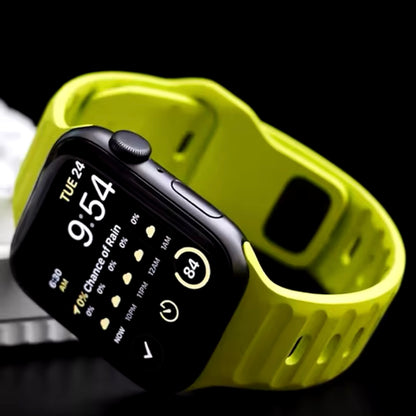 "Fit" Apple Watch Armband aus Silikon