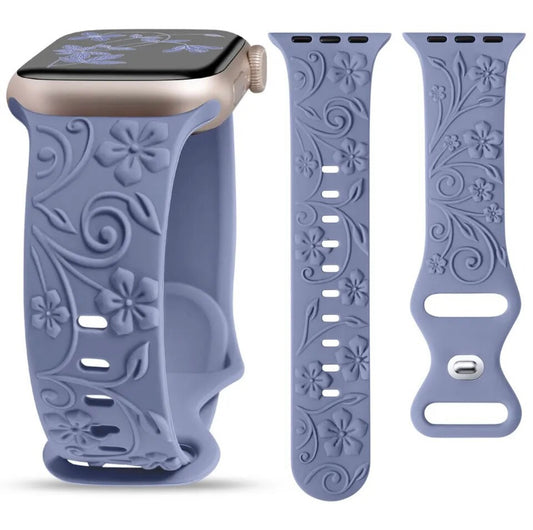"Fauna" Apple Watch Armband aus Silikon