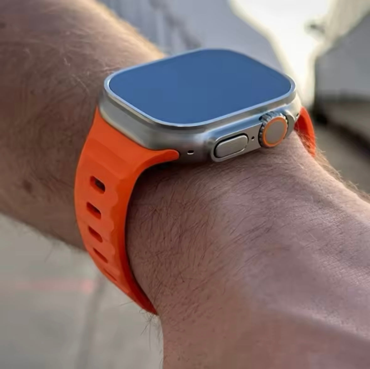 "Fit" Apple Watch Armband aus Silikon