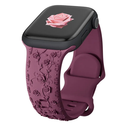 "Blossom" Apple Watch Armband aus Silikon