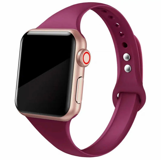 "Slim" Apple Watch Silikonarmband