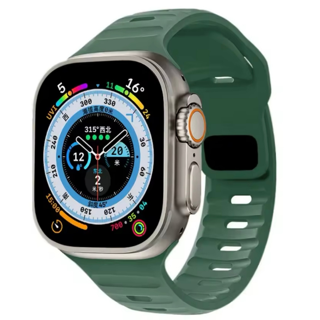 "Fit" Apple Watch Armband aus Silikon