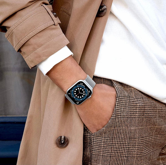 "Milanese Loop" Apple Watch Armband aus Metall