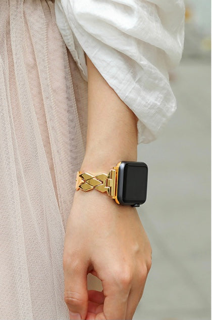 "Rhombus" Apple Watch Armband aus Metall