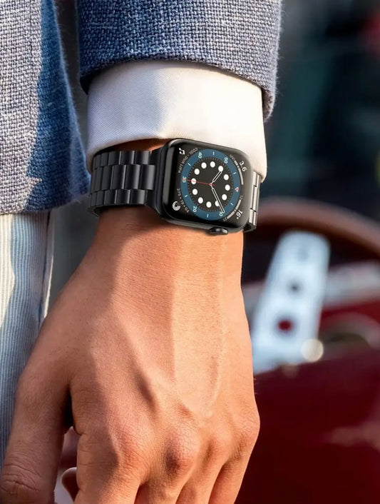 "Classic" Gliederarmband Apple Watch aus Edelstahl