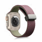 "Black Magnetic" Apple Watch Armband aus Silikon
