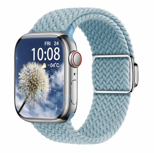 "Silver Loop" Apple Watch Armband aus Nylon