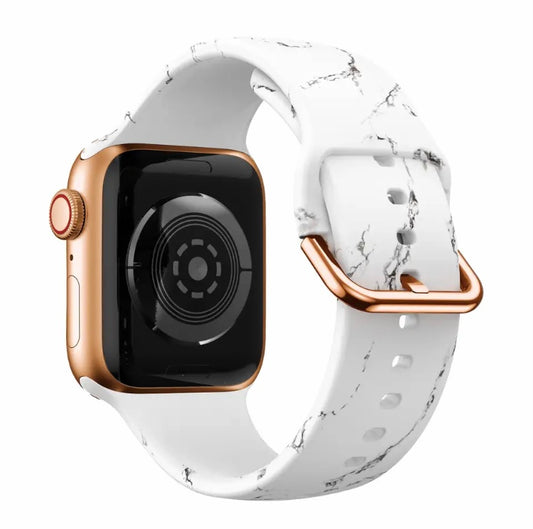 "Prints" Apple Watch Armband aus Silikon