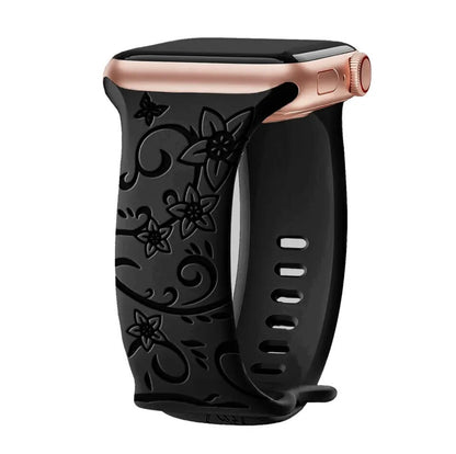 "Flower" Apple Watch Armband aus Silikon