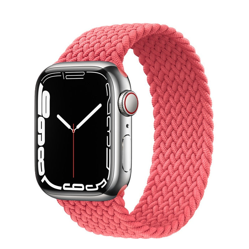 "Geflochtenes Solo Loop" Apple Watch Armband aus Nylon