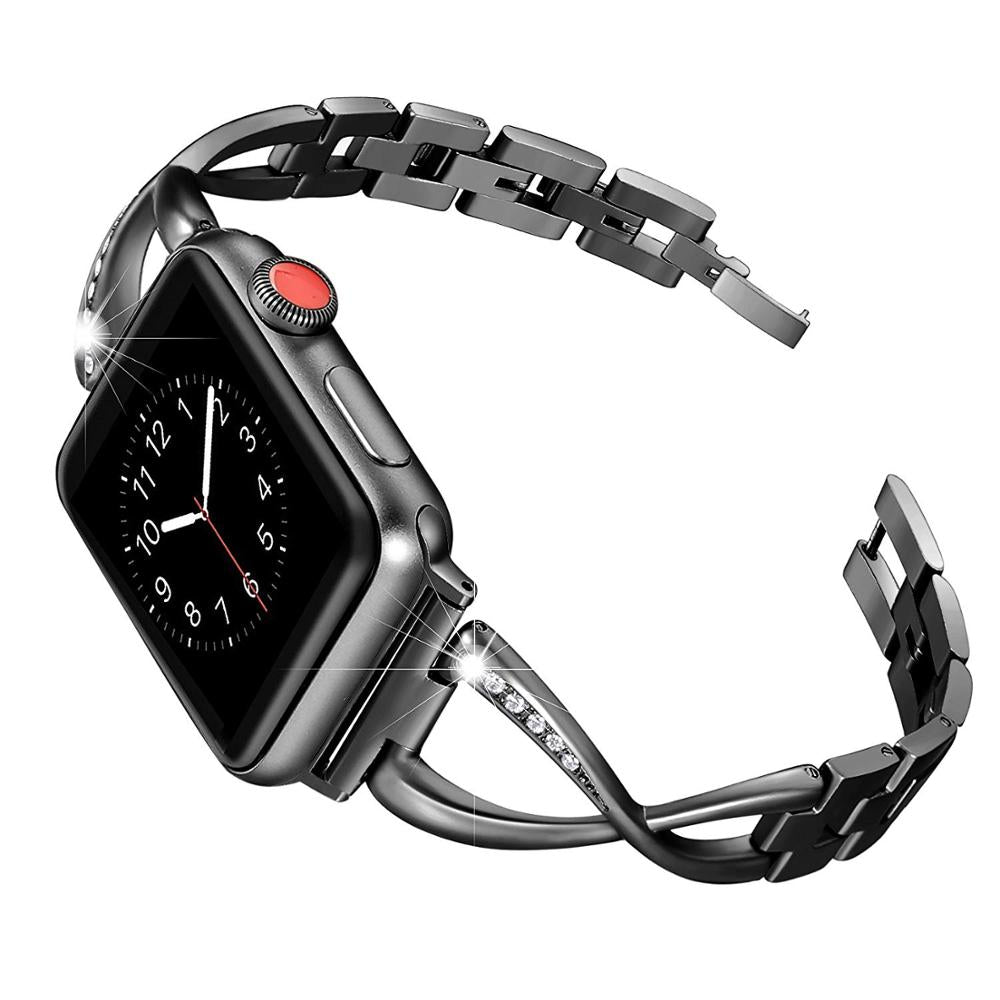 "Lady" Apple Watch Armband aus Metall